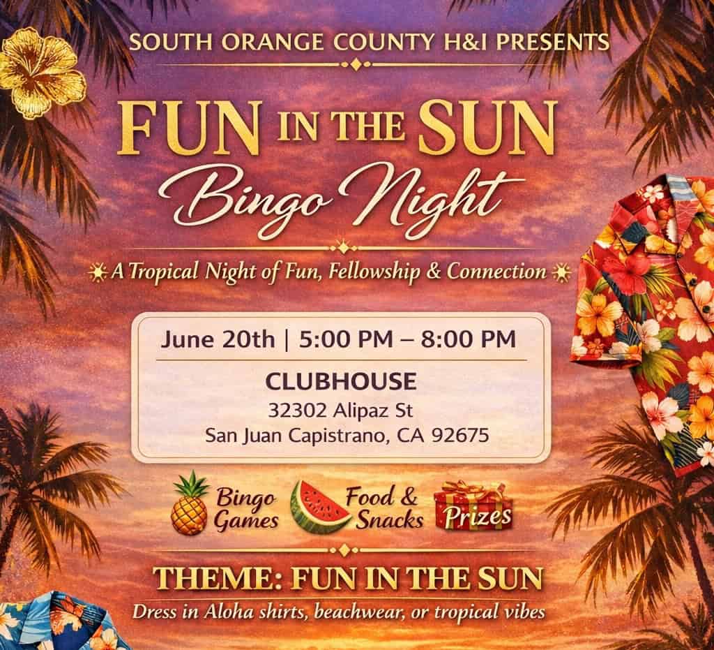 Fun In the Sun Bingo Night - Click to Add to Calendar